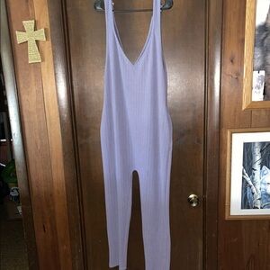 Elegant Lavender Sleeveless Jumpsuit